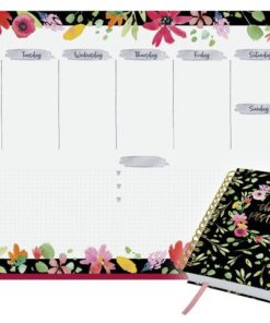 Sigel Dagplanner Inspire A5 GRATIS bureauonderlegger Flower Love  (JS200)
