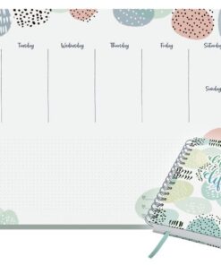 Sigel Dagplanner Inspire A5 GRATIS bureauonderlegger Rose         Inspiration (JS201)