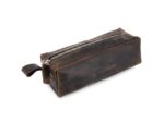 Juscha Etui Roberto Romano EMPOLI bruin echt leer 20x6x7cm