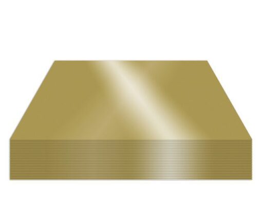 Kangaro KTC Fotokarton Kangaro 50x70cm 300gr goud zijdeglans pak 25 vel