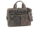 Juscha Laptop aktetas Roberto Romano TORINO bruin echt leer        31x42x12cm