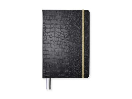 Kangaro KTC Notitieboek Pure Croco A5 PU HC lijn pak a 2 stuks assorti