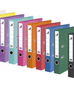 Kangaro KTC Ordner Kangaro A4 50mm 2 rings PP/Papier doos a 10 stuks    assorti kleuren