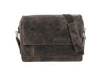 Juscha Schoudertas Roberto Romano CATANIA bruin, Echt leer         28x40x9cm