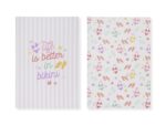 Kangaro KTC Schrift Beach Happy A4 lijn pak a 4 stuks assorti