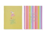Kangaro KTC Schrift Beach Happy A5 lijn pak a 4 stuks assorti