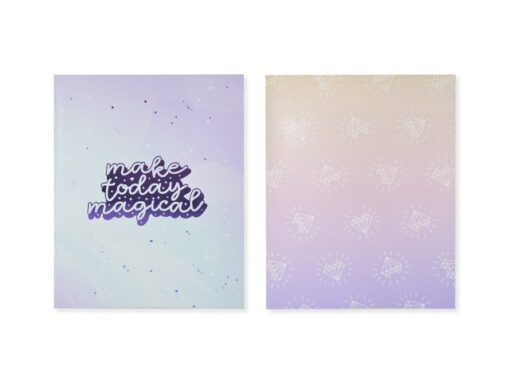 Kangaro KTC Schrift Galaxy Girl A5 lijn pak a 4 stuks assorti