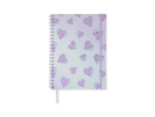 Kangaro KTC Spiraalboek Galaxy Girl A4 lijn pak a 2 stuks assorti