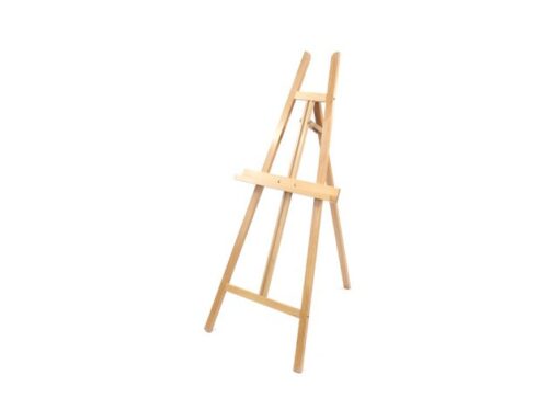 Kangaro Atelier ezel Kangro voor doeken van 4,9 cm dik. Beukenhout. Tray 56x5cm. Ezel 61x151x90cm (b/h/d)