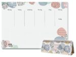 Sigel Weekplanner Inspire A4 liggend met GRATIS bureauonderlegger Rose Inspiration (JS201)