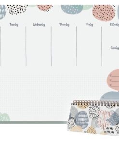 Sigel Weekplanner Inspire A4 liggend met GRATIS bureauonderlegger Rose Inspiration (JS201)