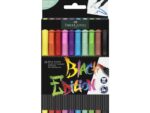 Faber Castell Brushpen Faber-Castell Black edition 10 stuks in karton etui