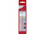 Faber Castell Kleurpotlood Faber-Castell Jumbo Grip pastel etui 5 stuks