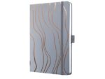 Sigel Notitieboek Jolie Beauty A5 GREY MERINGUE gelinieerd 174pag 80gr HC