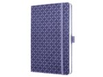 Sigel Notitieboek Jolie Flair A5 DARK PURPLE gelinieerd 174pag    80gr HC