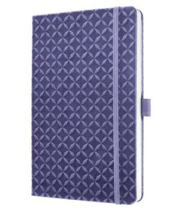 Sigel Notitieboek Jolie Flair A5 DARK PURPLE gelinieerd 174pag    80gr HC