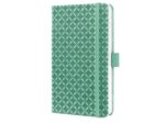 Sigel Notitieboek Jolie Flair A6 MINT GREEN gelinieerd 174pag     80gr HC