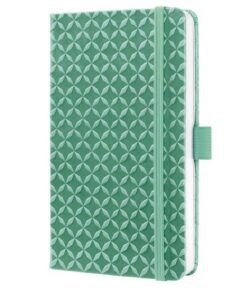 Sigel Notitieboek Jolie Flair A6 MINT GREEN gelinieerd 174pag     80gr HC