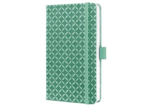 Sigel Notitieboek Jolie Flair A6 MINT GREEN gelinieerd 174pag     80gr HC