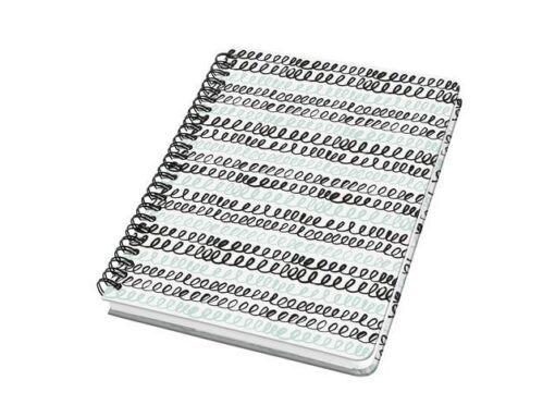 Sigel Notitieboek Jolie A5 spir. CURLY MINT punt-gelijnd 120pag   100gr HC