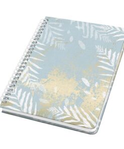 Sigel Notitieboek Jolie A5 spir. HEAVENLY LEAVES punt-gelijnd     120pag 100gr HC