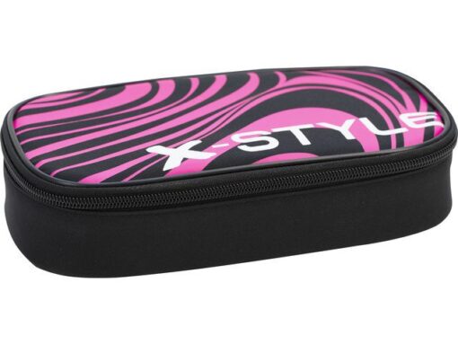 Schooletui leeg Eberhard Faber jumbo X-Style black/neon pink