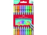 Faber Castell Viltstift Faber-Castell Duo 10 stuks pastel