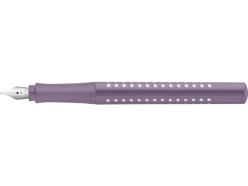 Faber Castell Vulpen Faber-Castell Grip sparkle M violet