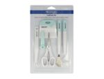 Crafttoolset Westcott 6 delig schraper, schaar met          bescherm- kap, pelhaak, spatel en pincet