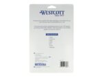 Crafttoolset Westcott 6 delig schraper, schaar met          bescherm- kap, pelhaak, spatel en pincet