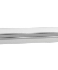 Stevige aluminium liniaal voorzien van aan 1 zijde cm/mm verdeling en aan de andere zijde inch verdeling. Rubberen anti slip aan de onderkant. Lengte 20 cm. Verpakking voorzien van europonsing.
