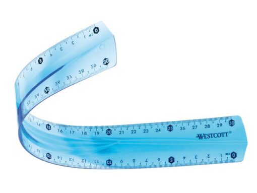 Flexibele liniaal Westcott 30 cm in assorti kleuren