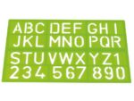 Sjablonen Westcott cijfers en letters assortie kleuren