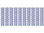 Sleutelhanger Westcott donker blauw 100st. in doos. Met     verwisselbaar etiket.