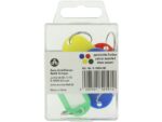 Sleutelhanger Westcott ass. 4st. in plastic box. Met        verwisselbaar etiket.