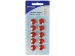 Magneet Westcott rood pak à 10st. Ø 15x8mm, 100g