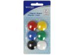 Magneet Westcott assorti pak à 6st. Ø 25x11,8mm, 300g