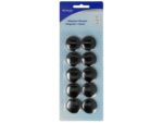 Magneet Westcott zwart pak à 10st. Ø 30x8mm, 900g