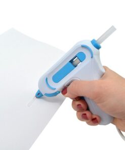 voorzien van antikleef mondstuk en ergonomische extra grote handgreep. Het mondstuk wordt rood zodra het klaar is voor gebruik. Bijgevoegd 2 lijmstiften van Ø7 mm. Zeer geschikt voor creatieve hobbys en eenvoudige doe-het-zelf-klussen. Verpakking voorzien van europonsing.