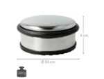 Deurstopper Westcott metaal chroom