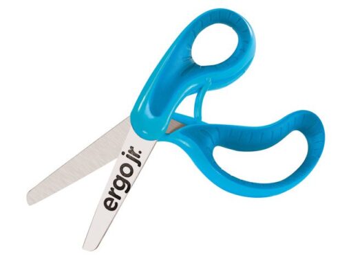 Schaar Westcott ergo junior soft grip blauw