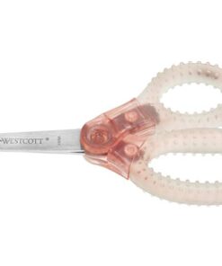 De jelly schaar van Westcott heeft een gel handgreep en een ronde punt. De schaar is leverbaar in assorti kleuren. Geschikt voor links- en rechtshandig gebruik. 13 cm. Verpakking voorzien van europonsing. Garantie 2 jaar.