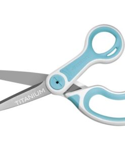 deze instelbare Glide technologie zorgt voor optimale knipresultaten. Knipt makkelijk door meerdere lagen textiel. Geschikt voor links- en rechtshandig gebruik. Afmeting schaar: 204mm / 8 inch. Kleur: Lichtgrijs/blauw. Garantie: 25 jaar. Verpakking voorzien van europonsing.