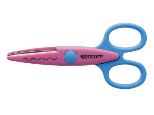 Figuurschaar Westcott 14cm set á 6 stuks assorti motieven