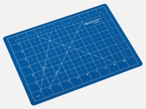 Snijmat Westcott A4 blauw 5-laags 300x220mm, zelfherstellend