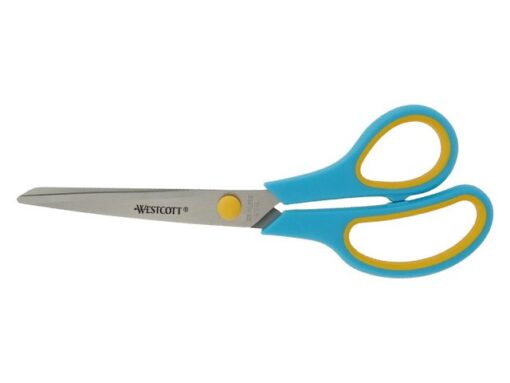 Scharenset Westcott Easy grip 3dlg 14/20,1/24,7cm           turquoise/ meloengeel RVS