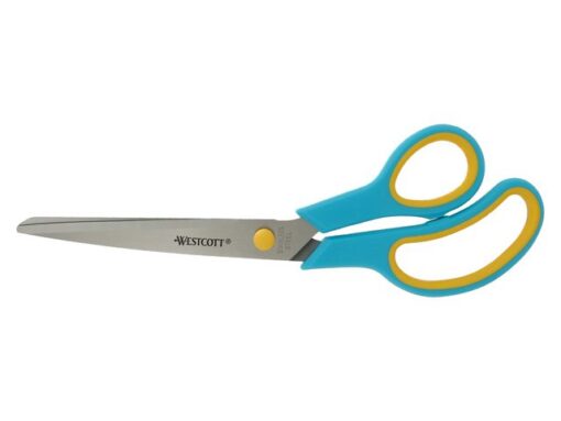 Scharenset Westcott Easy grip 3dlg 14/20,1/24,7cm           turquoise/ meloengeel RVS