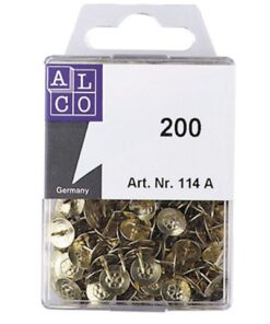 kop 9 mm. Verpakt per 200 stuks in een doosje. Verpakking voorzien van europonsing.