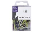Paperclips Alco 26mm hoekig assorti kleuren 125 stuks in    doos