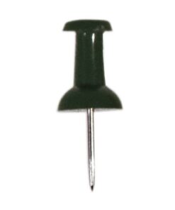Pushpin met kunststof kop en stalen punt. Voor gebruik op o.a. bulletin- en textielprikborden. Stiftlengte 10 mm. Leverbaar in meerdere kleuren en assorti. Verpakt in een kunststof doosje à 40 stuks. Kleur zwart.